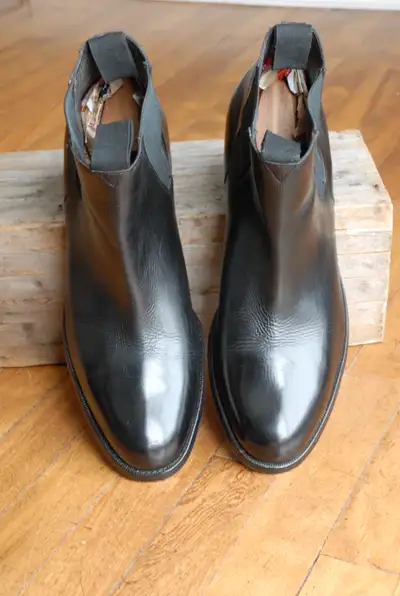 1950s McFarlane Goodyear Welted Leather Chelsea Boots 13.5D, View more