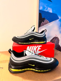 Air Max 97 - black/volt - size 9.5 worn once $140