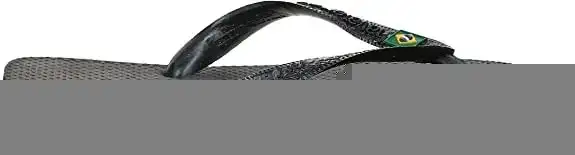 Havaianas Women's Brazil Logo Flip Flop Sandal, Black, 11-12 in Women's - Shoes in City of Toronto - Image 4
