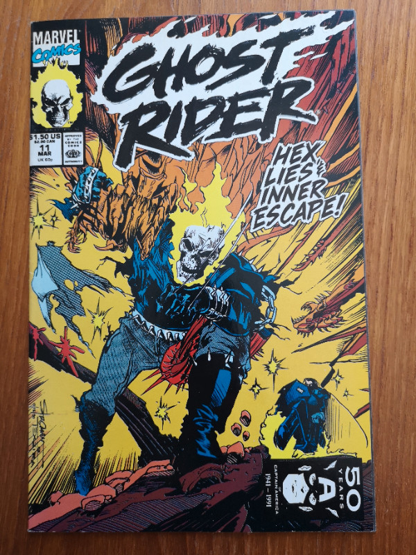 7 Marvel  Ghost Rider Comics. #2,5,7,9,10,11,12 in Comics & Graphic Novels in Muskoka - Image 2