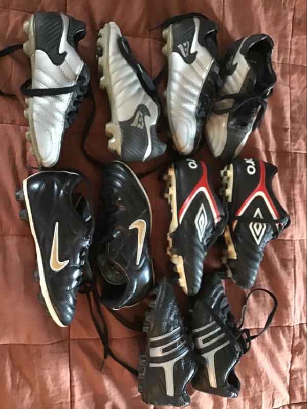 Child Soccer Cleats Size 11.5, 12.5, & 1. in Soccer in Moncton