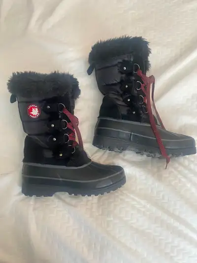 Canada Weather Gear black, winter boots women's size 8, View more