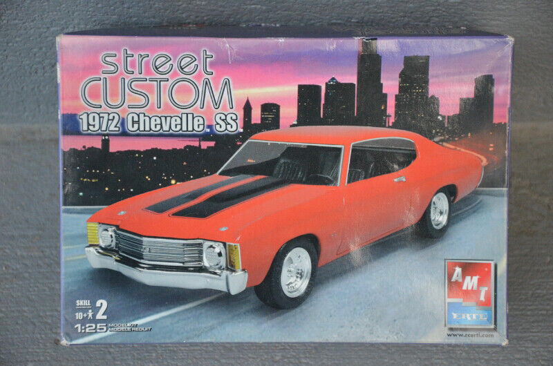 Used, AMT 1972 Chevelle SS  454 Street Custom Model Car Kit 1/25 for sale  