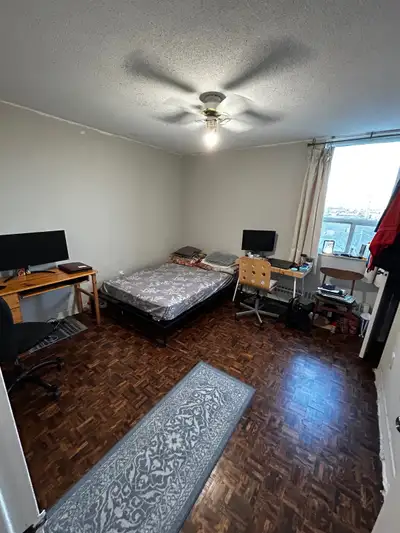 It’s a Condo master bedroom for rent in sharing, it’s currently occupied with one indian student and...