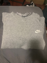 Grey Nike club hoodie