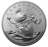 Canadian Mint 2014 snowman.