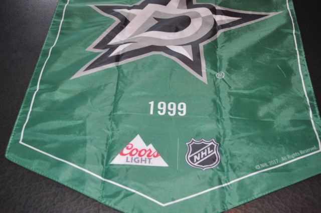 Dallas Stars hockey club Coors Light NHL Banner Playoffs Stanley dans Art et objets de collection  à Victoriaville - Image 4