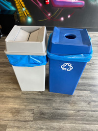 Recycle and trash bins 