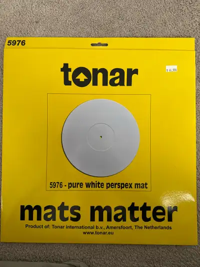Tonar Pure White Perspex Mat, View more
