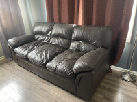 Leather couch