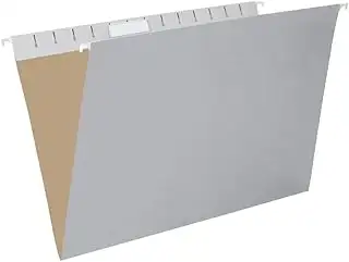 20 Light Grey Legal Sized File Folders, View more
