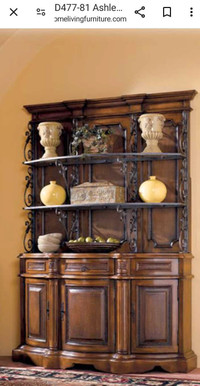 Ashley furniture buffet and hutch