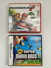 Nintendo 3DS and DS Super Mario Games