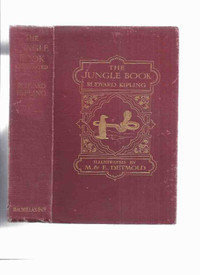 The Jungle Book -by Rudyard Kipling Detmold Illustrations 1922