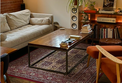 Wood Coffee Table - Vintage/Industsrial Style, View more