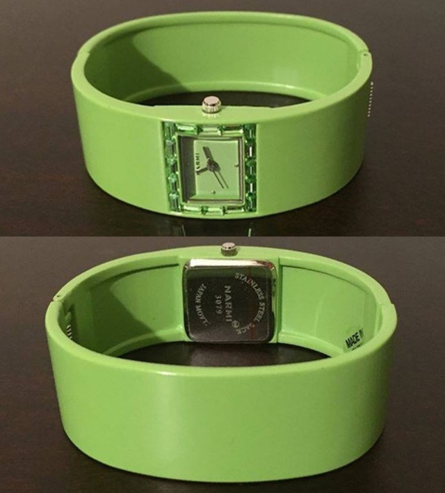 Women's Jewelry - NEW - Green Jewel Rhinestone Emerald Gem Watch in Jewellery & Watches in London