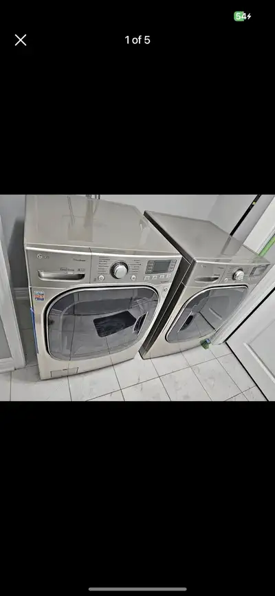LGxlarge front load washer electric dryer set , View more
