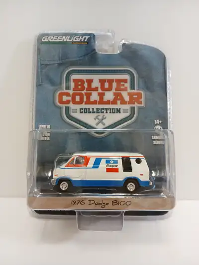 1976 Dodge B100. 2021 Greenlight Blue Collar Collection Series 9, View more
