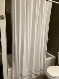 Restoration Hardware Italian Hotel Satin Stitch Shower Curtain