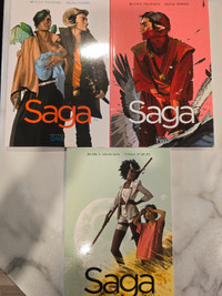 Saga Volumes 1 - 3