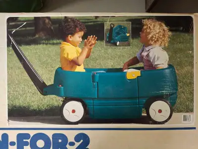 I'm offering a Step2 Wagon-For-2, a delightful ride-on for your little ones! This wagon features two...