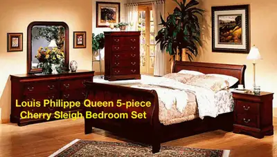 Queen Sleigh bedroom set, View more