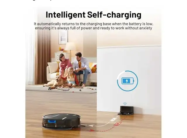 Robot Vacuum and Mop Combo, 4200Pa Powerful Robotic Vacuum Clean in Vacuums in Oakville / Halton Region - Image 4