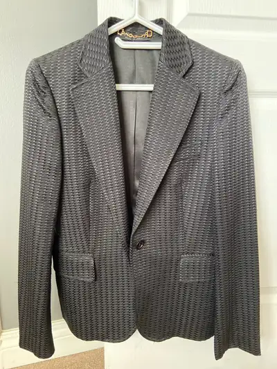 Gucci Blazer Textured Black Size 42 = Small , View more