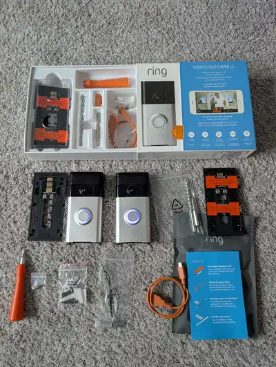 PAIR of Ring Doorbell Cameras - LIKE NEW!, View more