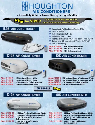 Order now and save. Delivery available in April! If your RV’s air conditioner struggled to keep you...