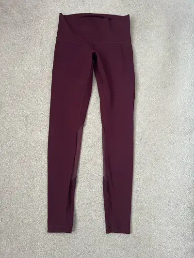 size 10 lululemon leggings (full length high waisted), View more