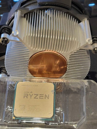 Ryzen 5 1600 + Wraith Spire CPU cooler (copper core)