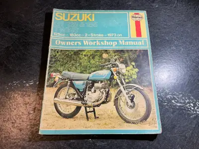 1973 on Suzuki GT125 & GT185 Twins Haynes Owners Workshop Manual Part number 301 125cc, 183cc 2-Stro...