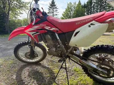 Honda CRF 150RB. Used for trails only, never raced. Front sprocket has been changed from stock to re...