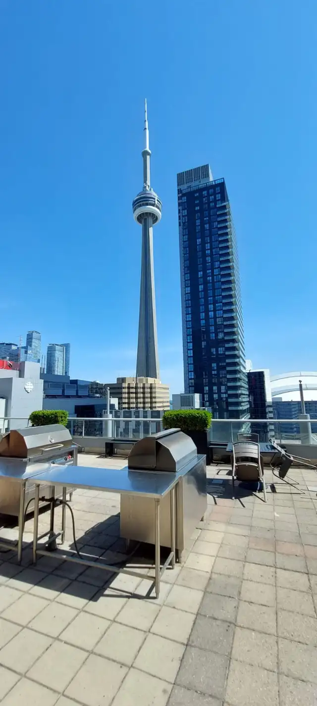 Bachelor + den condo for short stays