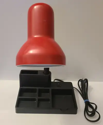 Classic Home Study Desk Table Lamp with Pen Holder and Organizer, View more