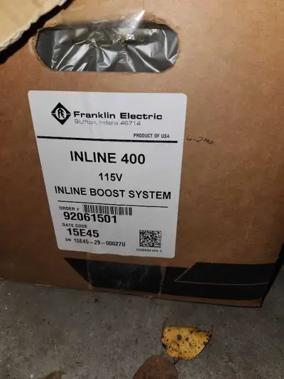 Franklin electric inline400 , View more