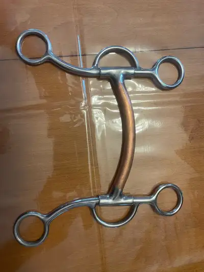 I'm offering a selection of horse bits. Each bit is used. First 2 pics bits only used once. All 5’ e...