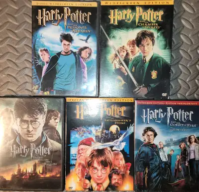 ⭐ $5 For 5 Harry Potter DVD Collection, View more