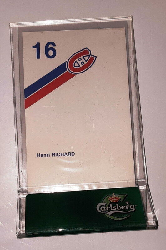 Henri Richard signed Team issued postcard Montreal Canadians in Arts & Collectibles in St. Catharines - Image 2