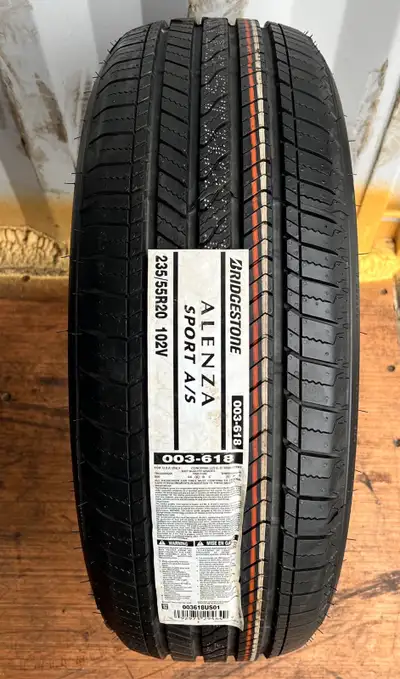 ( 1 Tire ) 235/55R20 Bridgestone Alenza Sport A/S ** NO INSTALL SERVICE ** I DO NOT OFFER INSTALLATI...