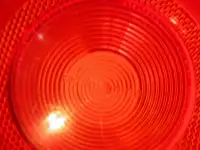 4 Ford 1958 marked Tail light covers ( RED) good shape