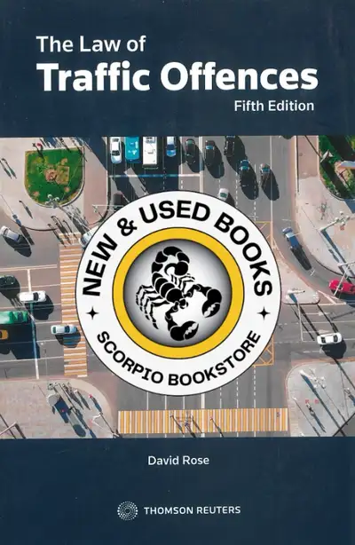 The Law of Traffic Offences by David Rose 5E Rose 9780779899630, View more
