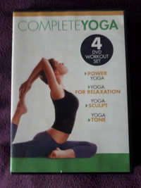 4 DISC DVD SET - COMPLETE YOGA - 4 COMPLETE WORKOUTS