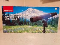 Tasco Spotting Scope 20x-60x 60mm Zoom #38-206060