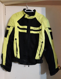 Men's Size Sm High Visibility Motorcycle Jacket