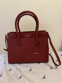 Kate Spade Burgundy Leather Handbag