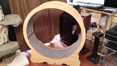 Big Wooden Cat Treadmill, View more