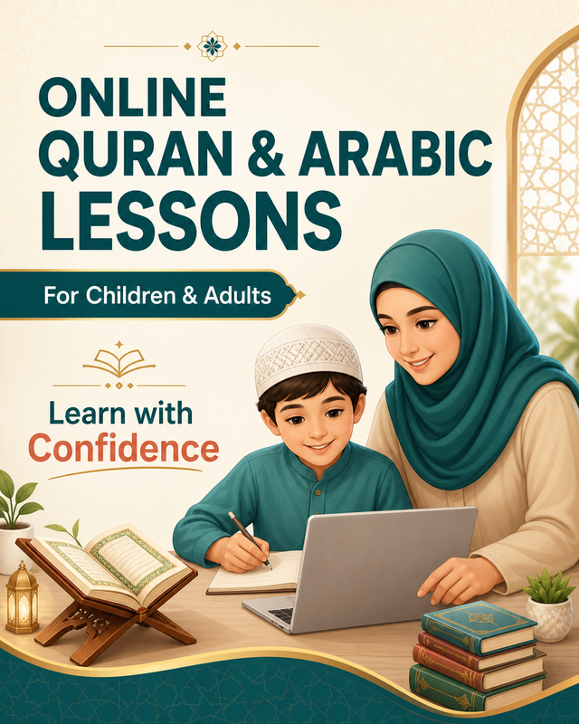 Online Quran & Arabic Teacher for Kids and Adults