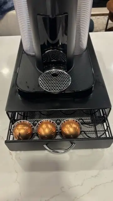 Nespresso Coffee Machine with Capsule Storage Drawer, View more